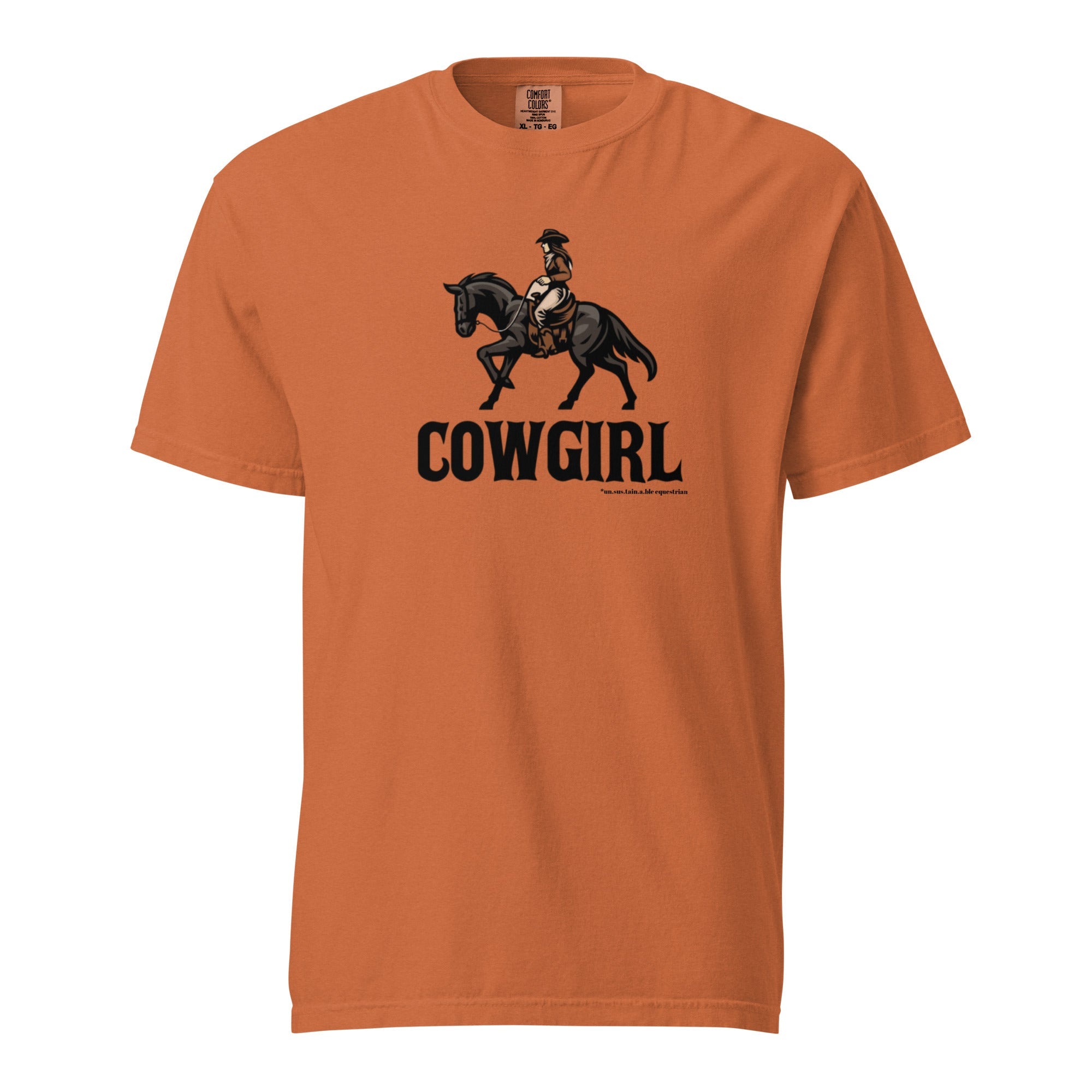 Unisex garment-dyed heavyweight t-shirt - Cowgirl