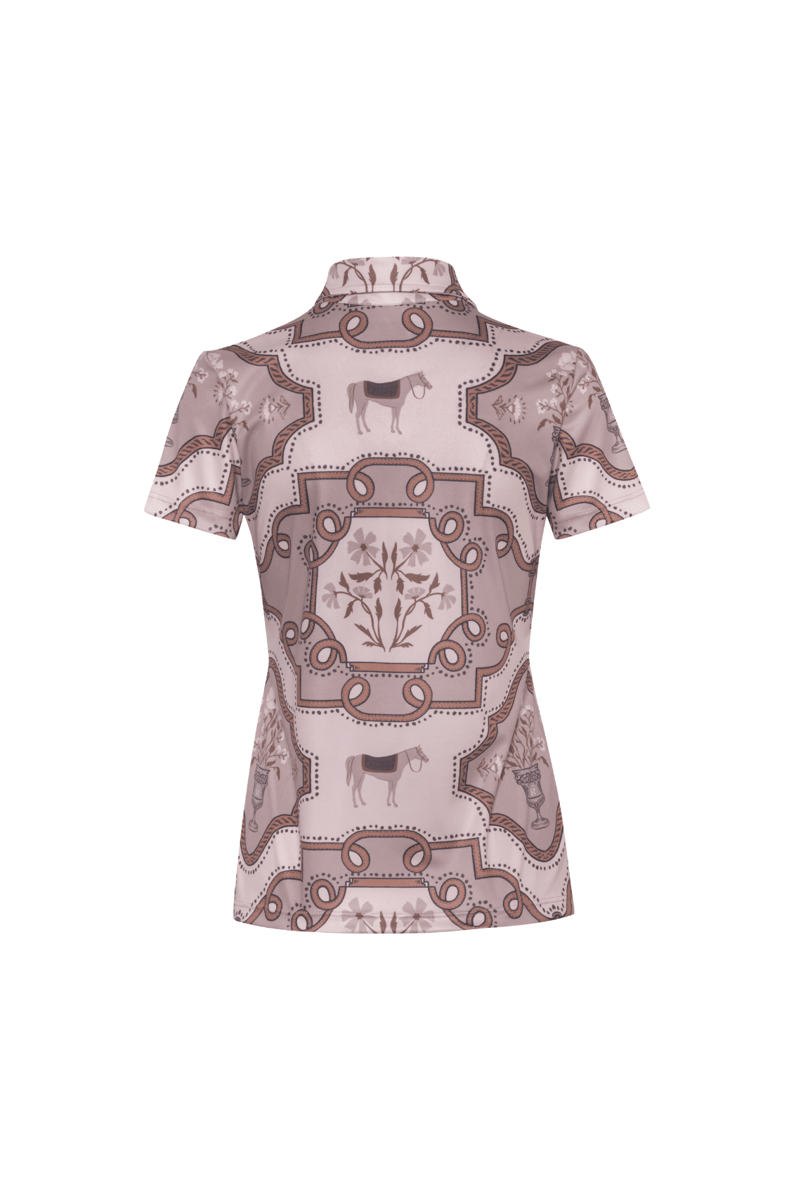 Veranda Polo-Shirt | Short Sleeve | Nude Blush
