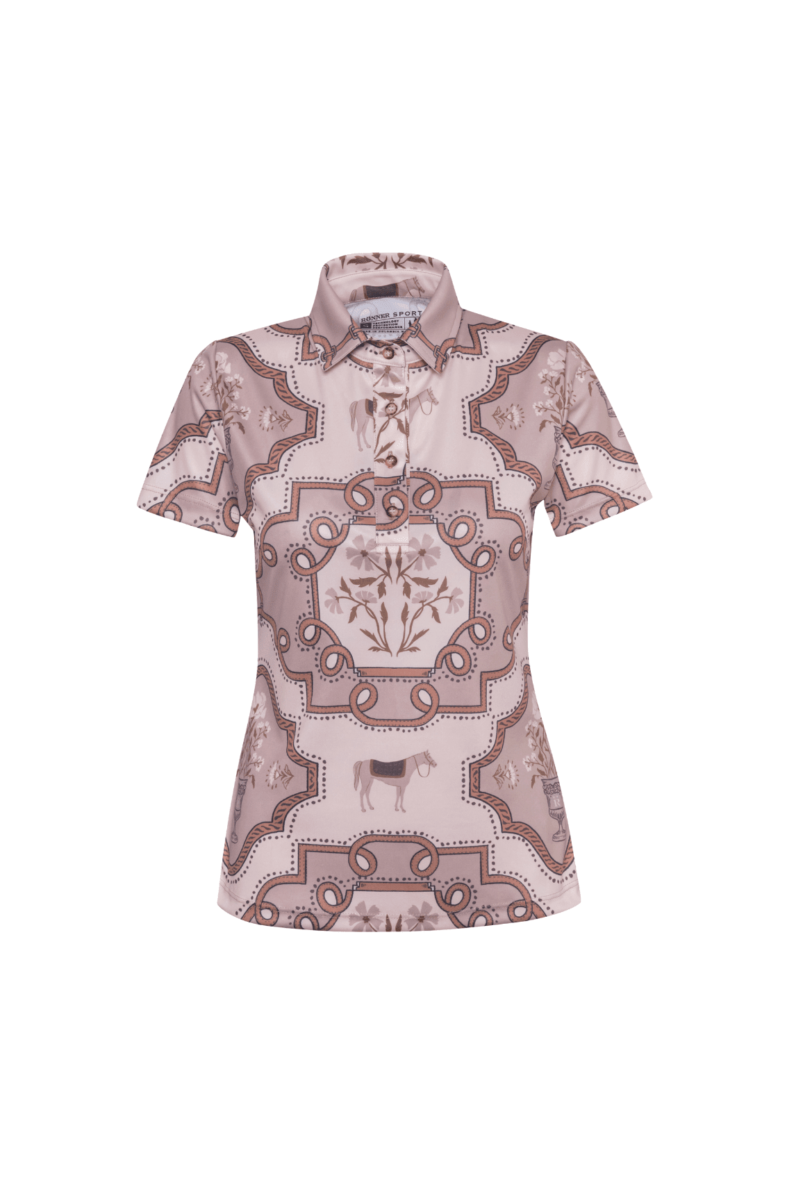 Veranda Polo-Shirt | Short Sleeve | Nude Blush