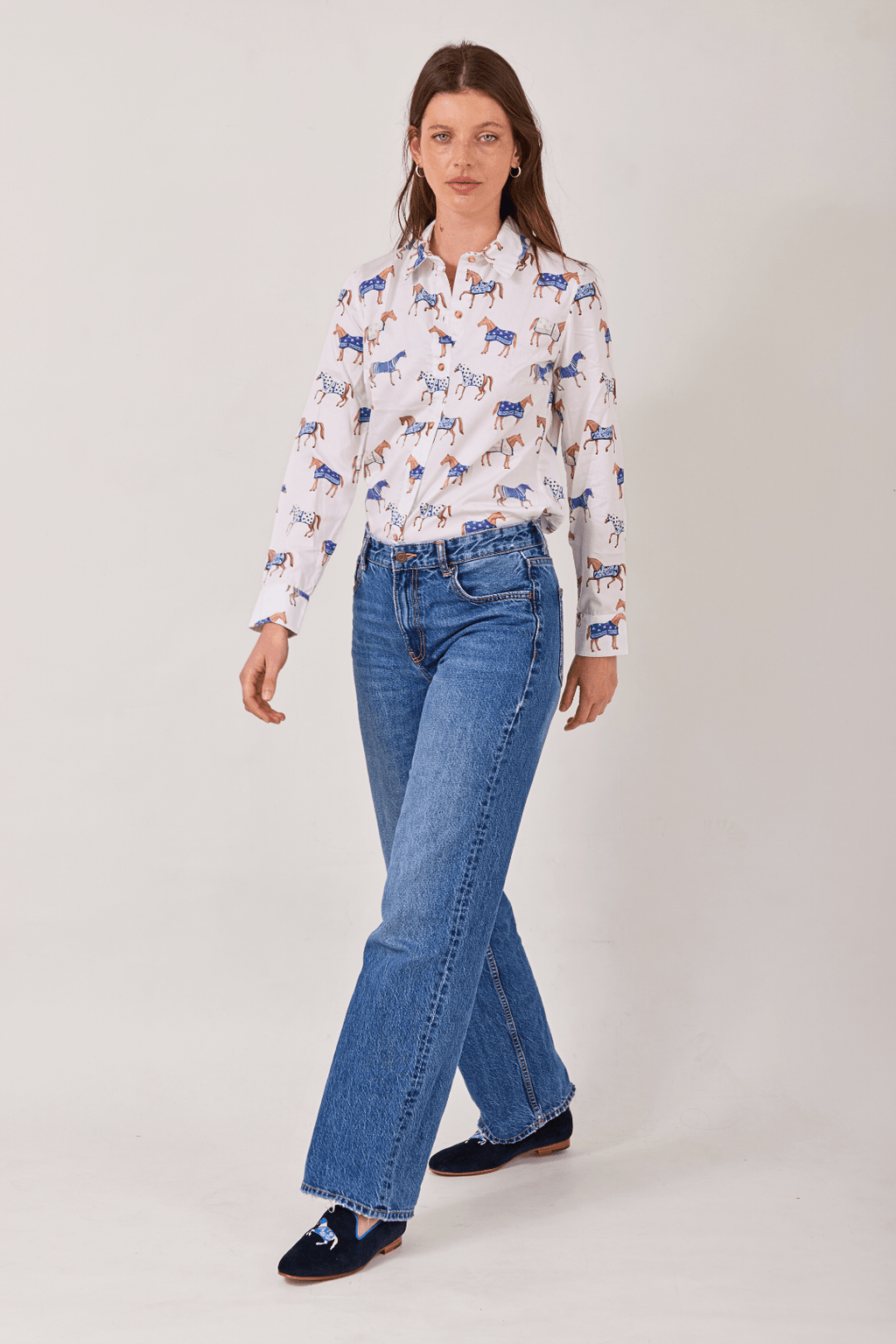Wellington Cotton Shirt | Poise Print