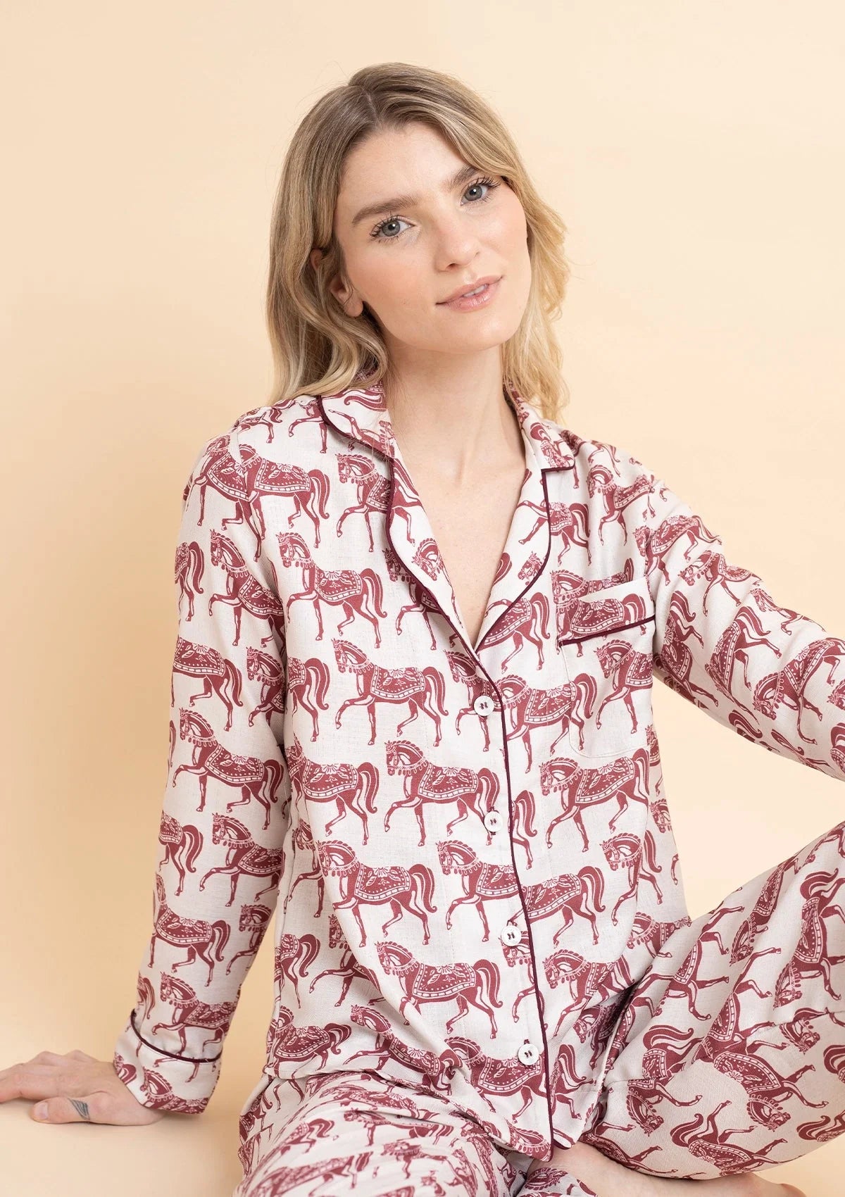 Whisper PJ's Set | Long Sleeve | Blossomare Print