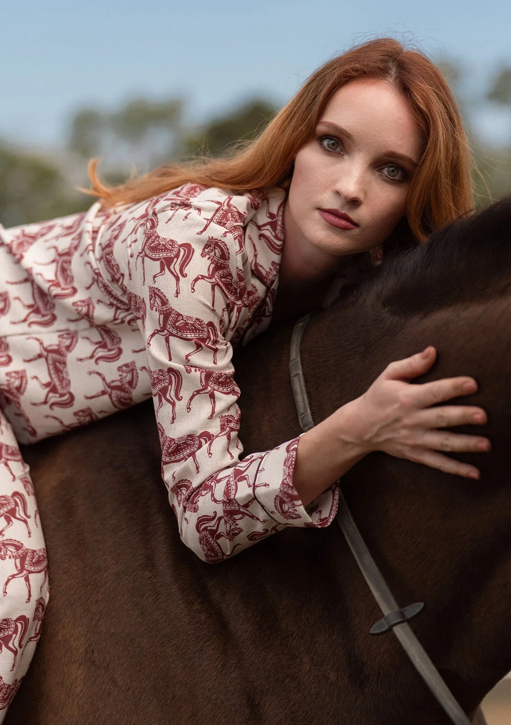 Whisper PJ's Set | Long Sleeve | Blossomare Print