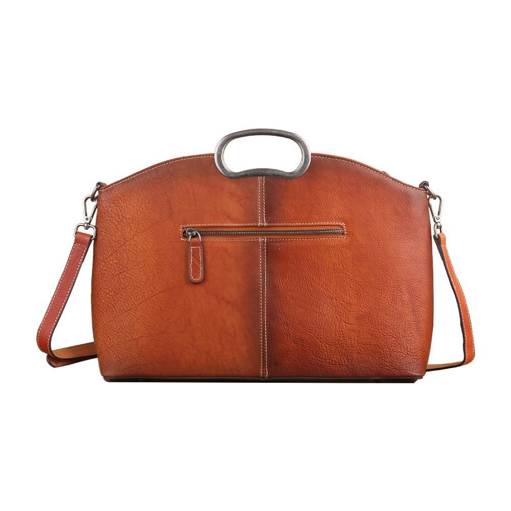 Rustic Mandala Leather Tote Bag RM-01 Everyday Carry